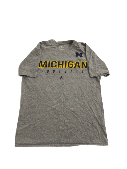 Tru Wilson Michigan Football Team-Issued T-Shirt (Size M)