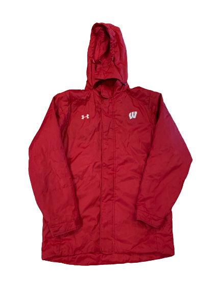 Garrett Groshek Wisconsin Football Player-Exclusive Winter Jacket (Size L)