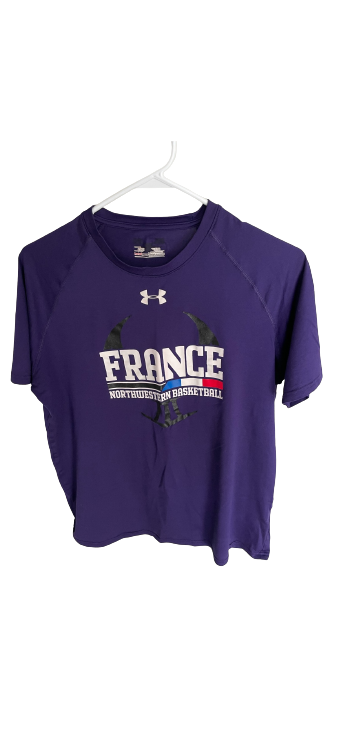 Bryana Hopkins Northwestern Basketball France Trip Shirt (Size M)