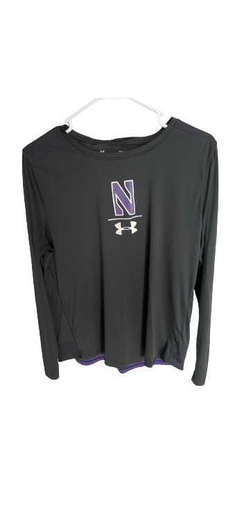 Bryana Hopkins Northwestern Basketball Long Sleeve Shirt (Size L)