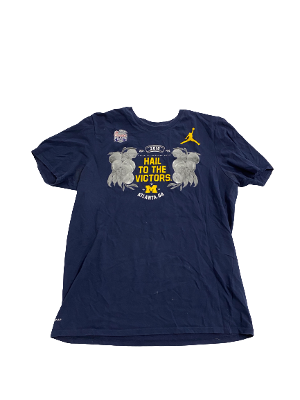 Tru Wilson Michigan Football Chick-Fil-A Peach Bowl T-Shirt (Size L)