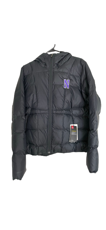 Bryana Hopkins Northwestern Basketball Winter Coat (Size XL)