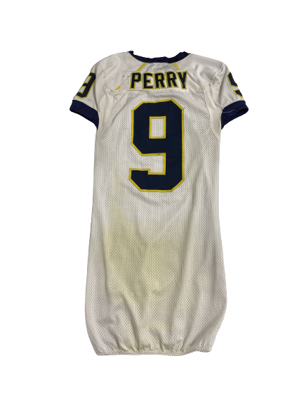 Grant Perry Michigan Football Game-Worn Jersey (Size 38)