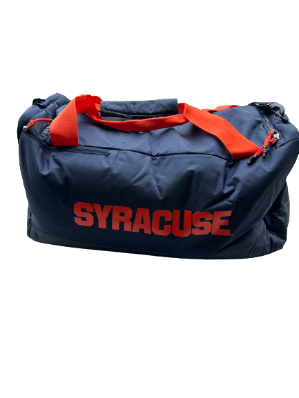 Airon Servais Syracuse Football Team Exclusive Travel Duffel Bag with Number