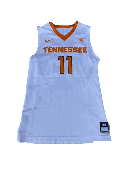 Kyle Alexander Tennessee Basketball 2015-2016 SIGNED Game Worn Jersey (Size 48)