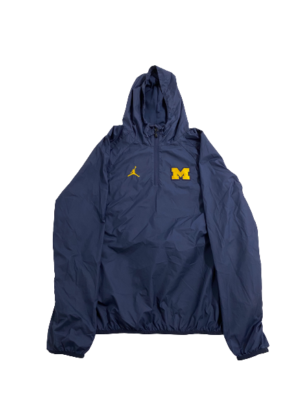 Tru Wilson Michigan Football Player-Exclusive Rain Jacket (Size L)