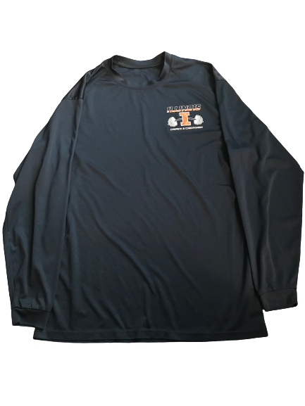 Nolan Bernat Illinois Football Team Exclusive Long Sleeve Shirt (Size L)