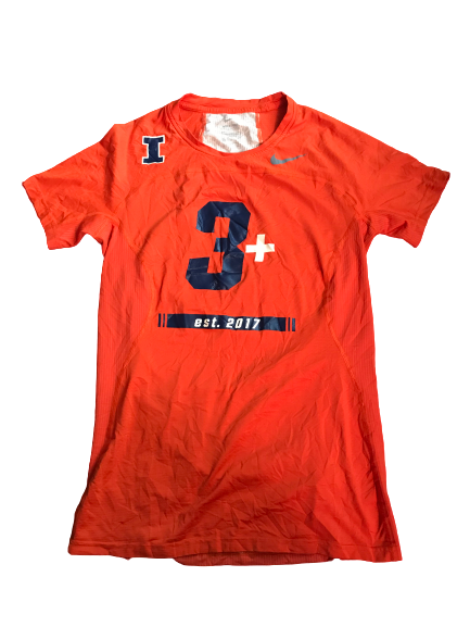 Nolan Bernat Illinois Football Team Exclusive Shirt (Size L)