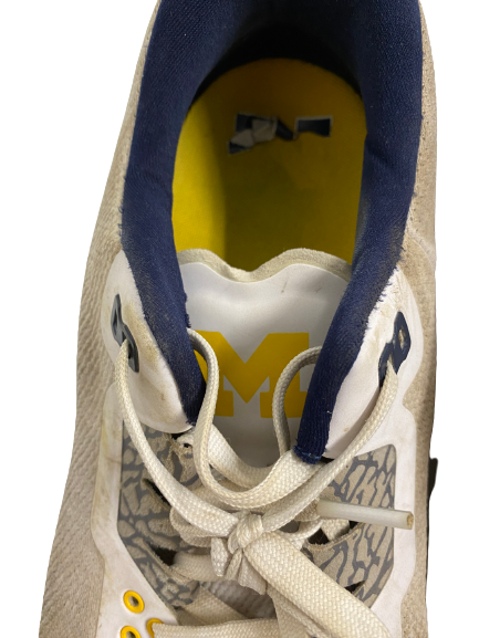 Grant Perry Michigan Football Team-Issued Shoes (Size 12.5)