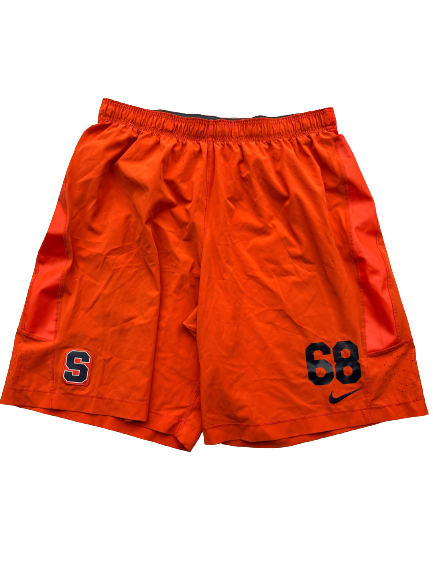 Airon Servais Syracuse Football Team Issued Workout Shorts with Number (Size 2XL)