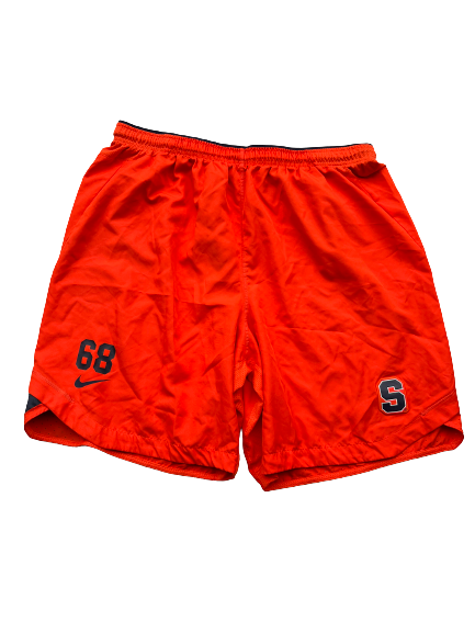 Airon Servais Syracuse Football Team Issued Workout Shorts with Number (Size 3XL)