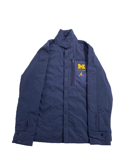 Tru Wilson Michigan Football Player-Exclusive Button-Up Jacket (Size L)