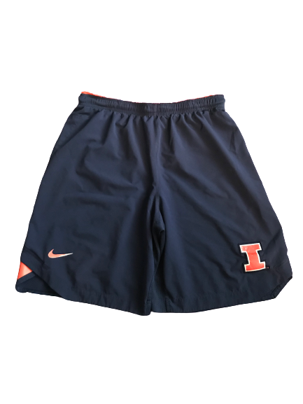 Nolan Bernat Illinois Football Team Issued Shorts (Size L)