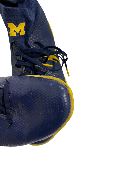 Grant Perry Michigan Football Team-Issued Turf Shoes (Size 12.5)