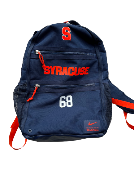 Airon Servais Syracuse Football Team Exclusive Travel Backpack with Number