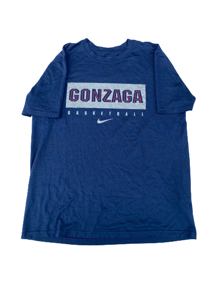 Ryan Woolridge Gonzaga Basketball Team Issued Workout Shirt (Size L)