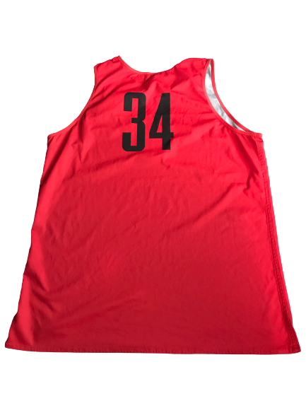 C.J. Gettys Rutgers Basketball Reversible Practice Jersey (Size XXL)