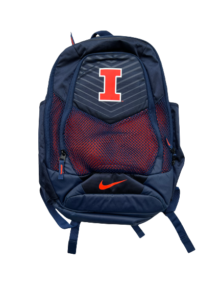 Brandon Peters Illinois Football Team Issued Backpack
