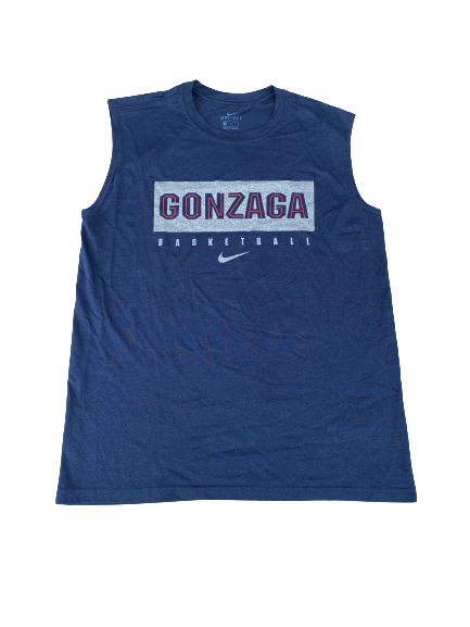 Ryan Woolridge Gonzaga Basketball Team Issued Workout Tank (Size L)
