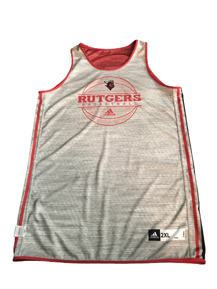C.J. Gettys Rutgers Basketball Reversible Practice Jersey (Size XXL)