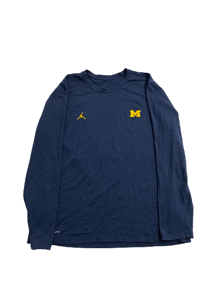 Tru Wilson Michigan Football Team-Issued Long Sleeve Shirt (Size L)