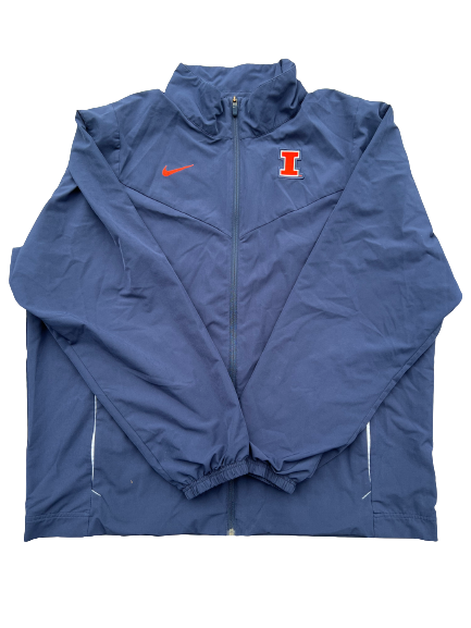 Brandon Peters Illinois Football Team Issued Jacket (Size XL)