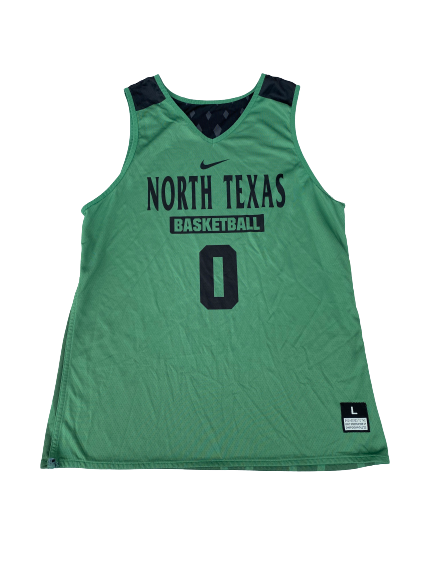 Ryan Woolridge North Texas Basketball Player Exclusive Reversible Practice Jersey (Size L)