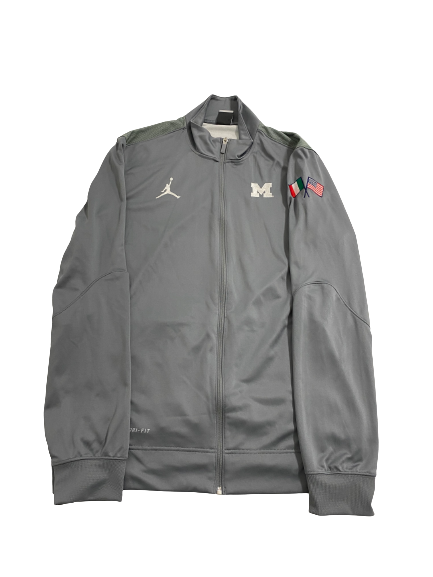 Tru Wilson Michigan Football "Italy Trip" Player-Exclusive Zip-Up Jacket (Size XL)