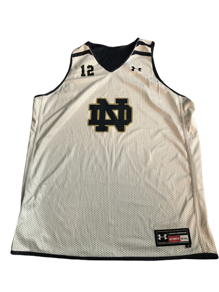 Elijah Burns Notre Dame Basketball Reversible Practice Jersey (Size XXL)