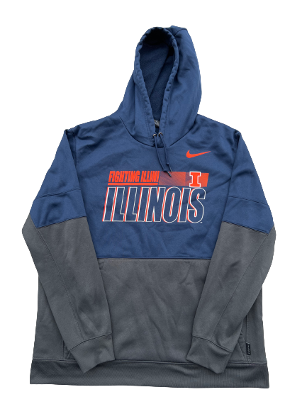 Brandon Peters Illinois Football Team Issued Sweatshirt (Size XL)