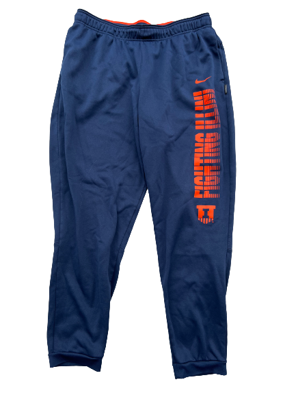 Brandon Peters Illinois Football Team Issued Sweatpants (Size XL)