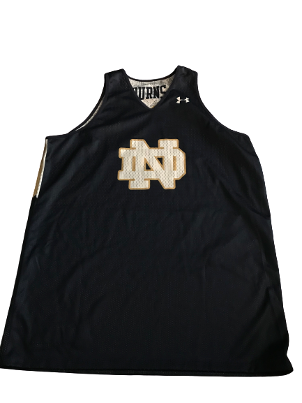 Elijah Burns Notre Dame Basketball Reversible Practice Jersey (Size XL)