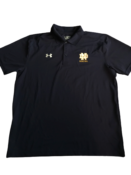Elijah Burns Notre Dame Team Issued Polo Shirt (Size XXL)