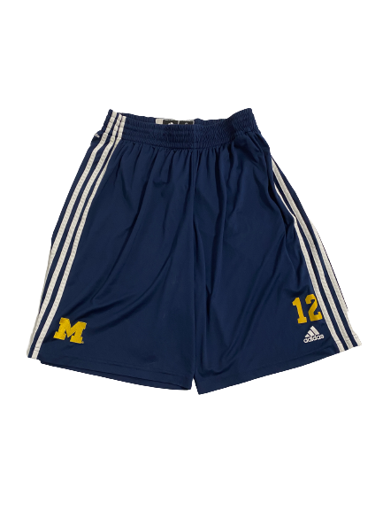 Michigan Football Player-Exclusive Shorts With 