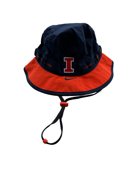 Brandon Peters Illinois Football Team Issued Bucket Hat