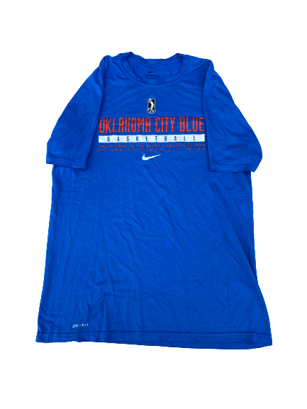 Ryan Woolridge Oklahoma City Blue Team Issued Workout Shirt (Size M)