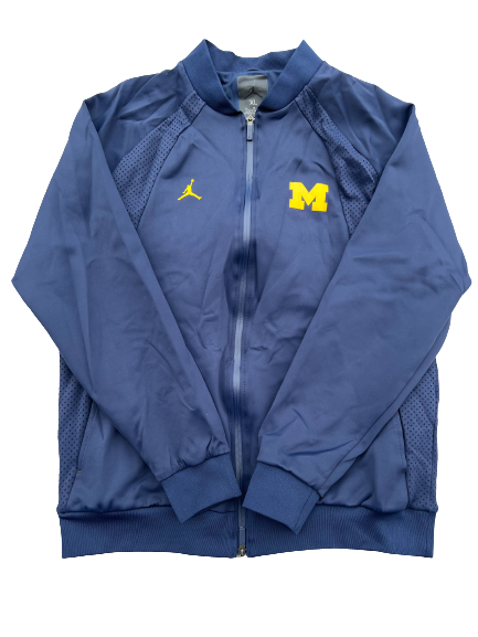 Brandon Peters Michigan Football Team Exclusive Jacket with Number on Back (Size XL)