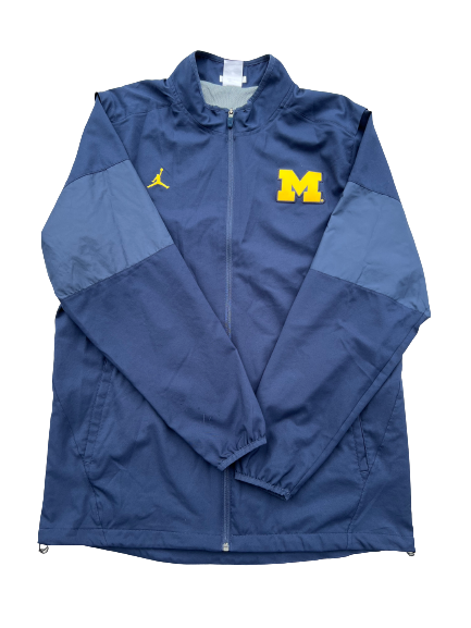 Brandon Peters Michigan Football Team Issued Jacket (Size L)