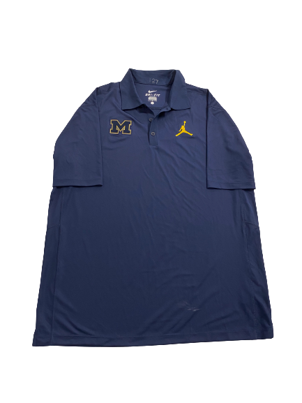 Tru Wilson Michigan Football Team-Issued Polo Shirt (Size L)