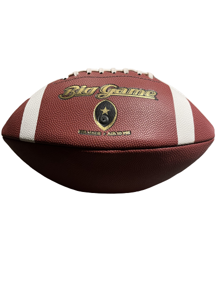 Darius James Auburn Football Chick-Fil-A Peach Bowl Game Ball