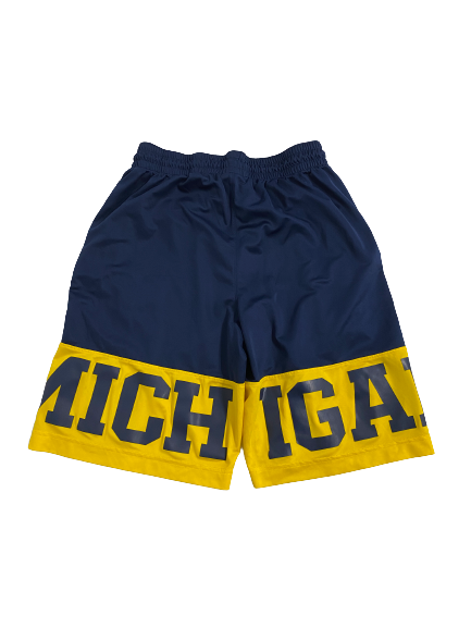 Grant Perry Michigan Football Player-Exclusive Shorts With 