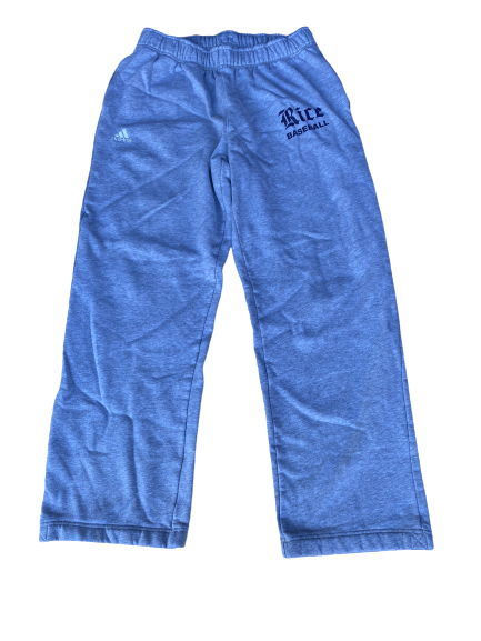 Dane Myers Rice Baseball Adidas Sweatpants (Size XL)