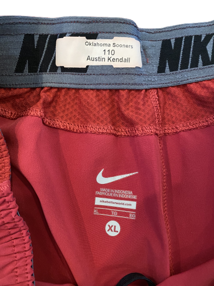 Austin Kendall Oklahoma Football Nike Shorts (Size XL)