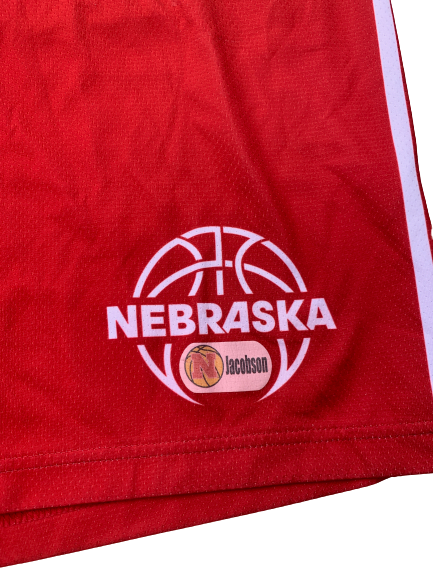 Michael Jacobson Nebraska Basketball Practice Shorts (Size XL)