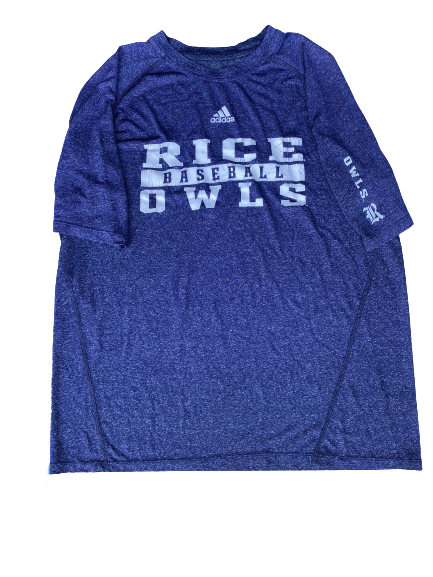 Dane Myers Rice Baseball Adidas T-Shirt (Size L)