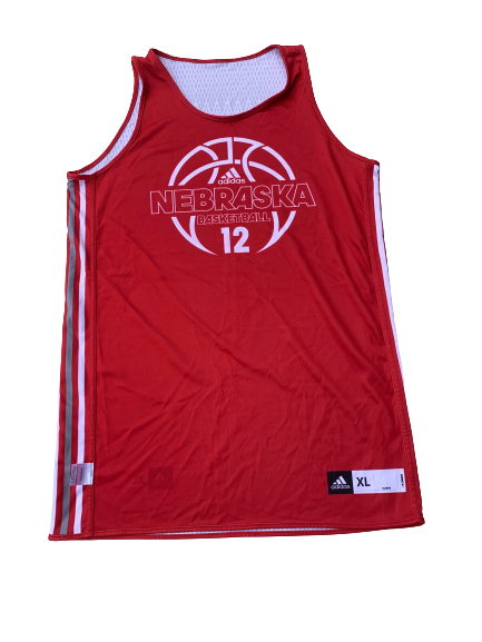 Michael Jacobson Nebraska Basketball Reversible Practice Jersey (Size XL)