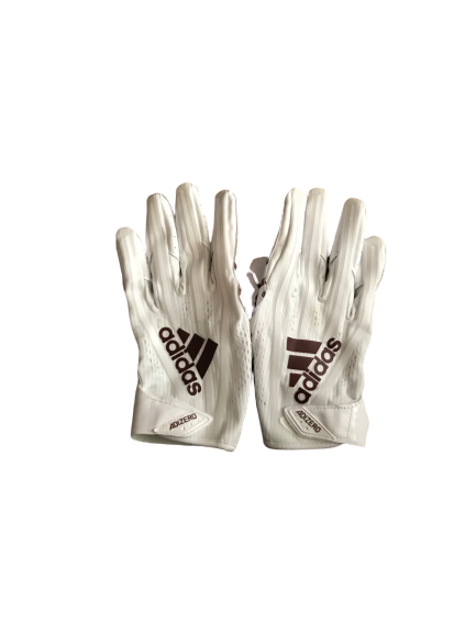 Kwame Etwi Texas A&M Team Exclusive Football Gloves (Size XL)