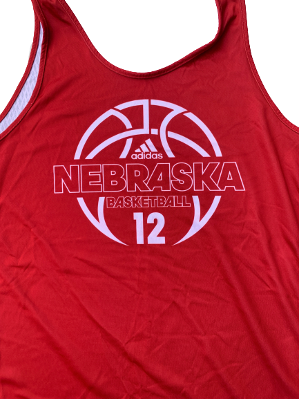Michael Jacobson Nebraska Basketball Reversible Practice Jersey (Size XL)