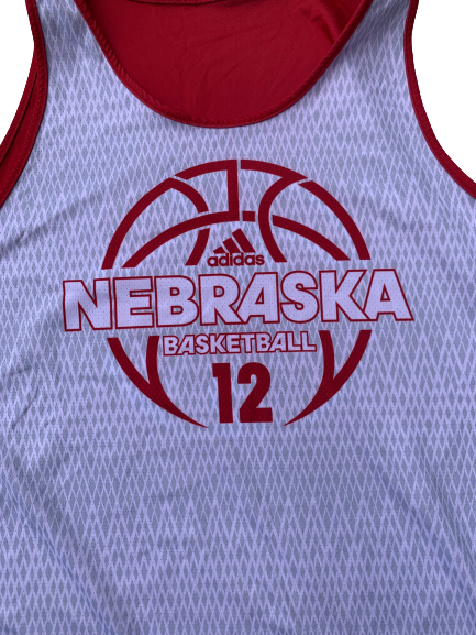 Michael Jacobson Nebraska Basketball Reversible Practice Jersey (Size XL)