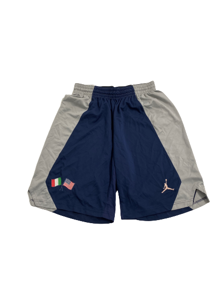 Tru Wilson Michigan Football "Italy Trip" Player-Exclusive Shorts (Size L)